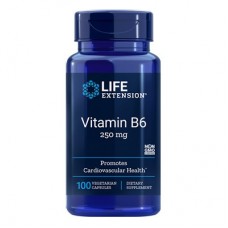 Life Extension Vitamin B6 250mg, 100 vege capsules